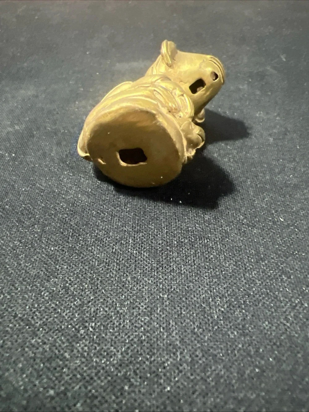 TUMBAGA Gold & Copper Alloy Zoomorphic Figurine/Pendant Columbian Art
